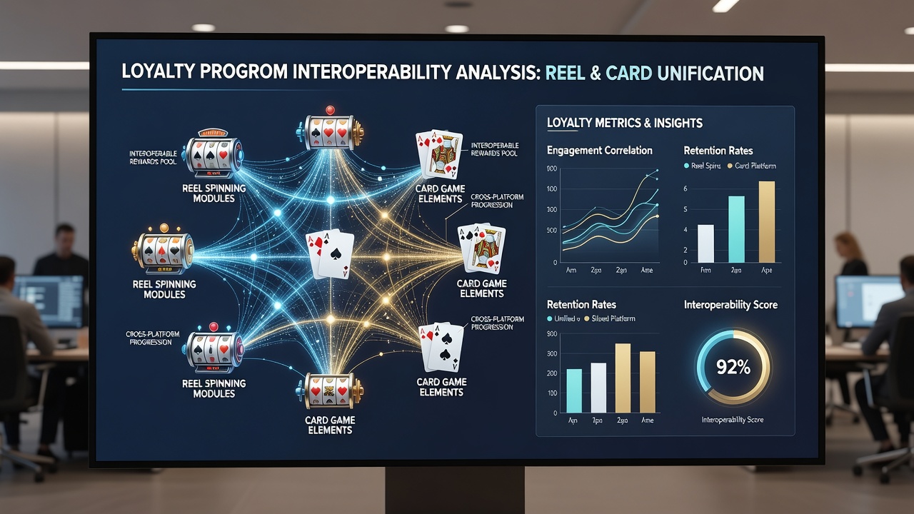 Data flow diagram illustrating loyalty point synchronization between reel and card game modules